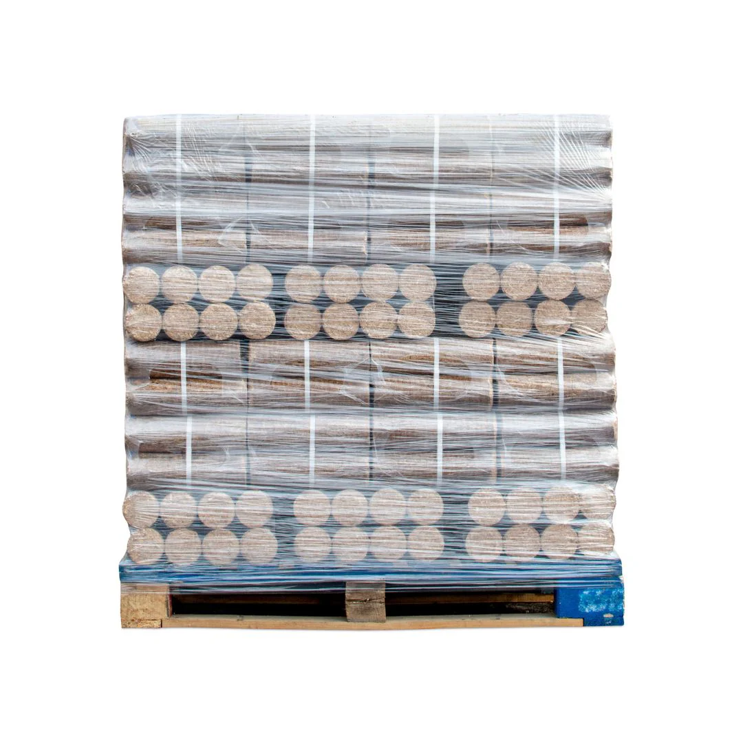 1000 kg de bûches compressées de jour, bois densifié pour poêle à bois ou cheminée