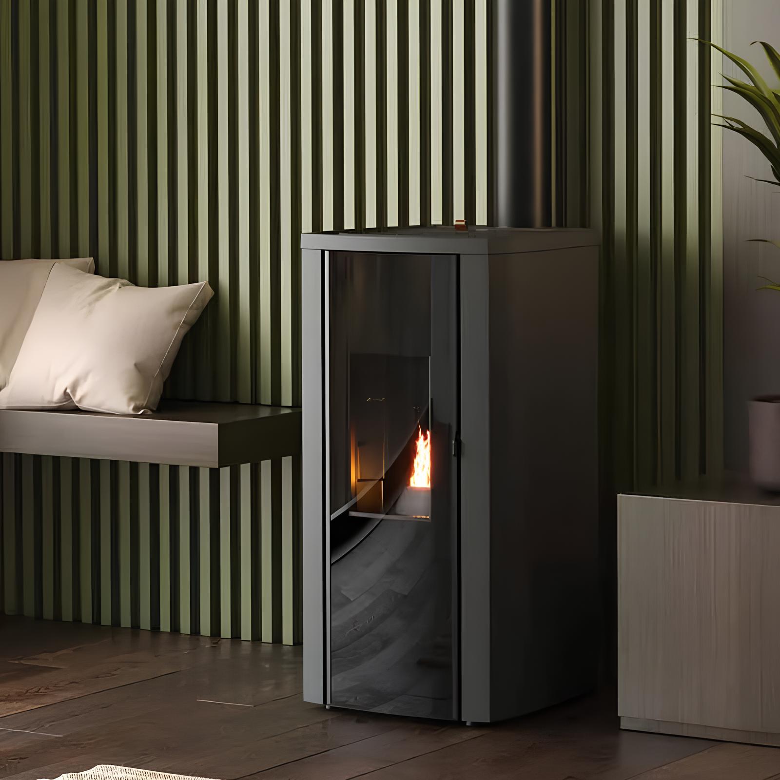 Poêle à granulés étanche Cristallo Silenzio Up – 9,2 Kw