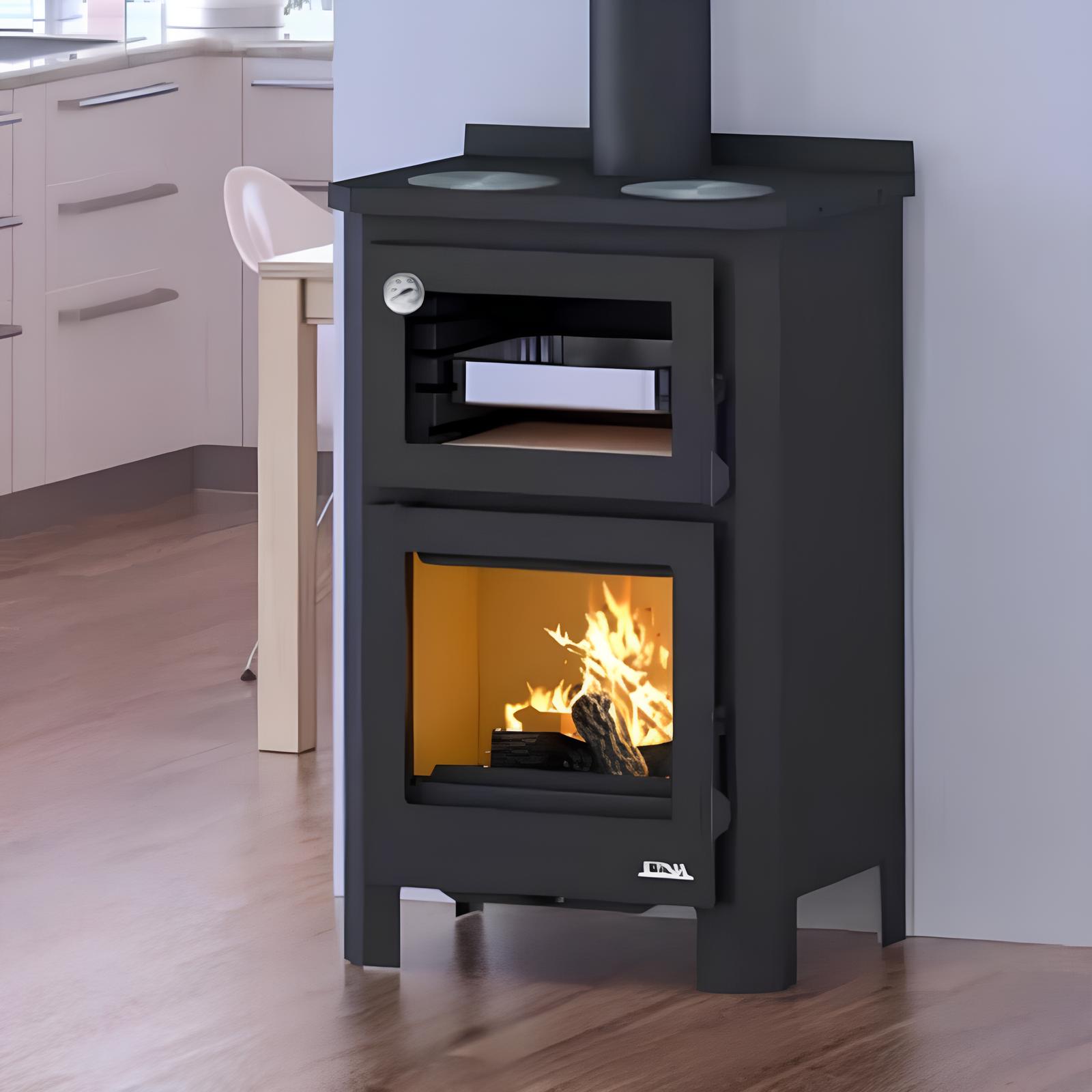 Poêle à bois avec four Nova Forno – 11,8 Kw